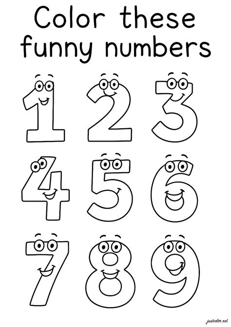 123 Coloring Sheets