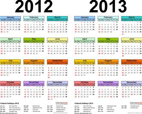 2012 2013 Calendar