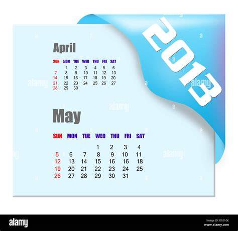 2013 May Calendar