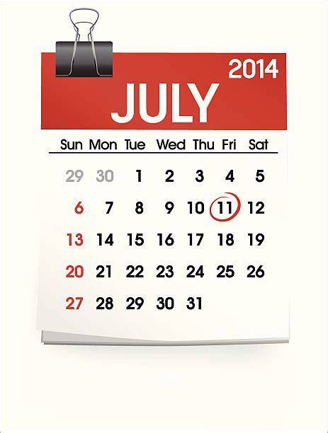 2014 July Calendar