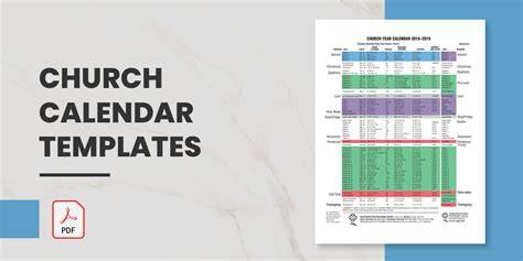 2024 2025 Church Calendar