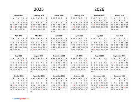 2025 26 Calendar Printable