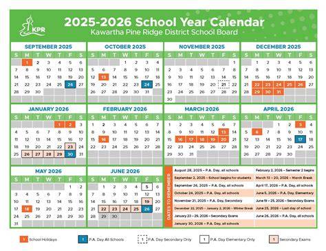 2025 26 School Year Calendar