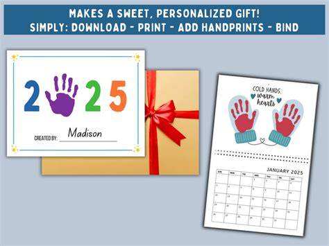 2025 Handprint Calendar