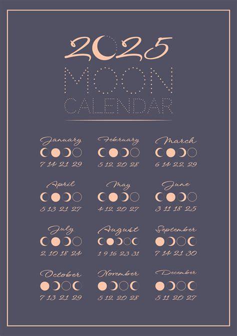 2025 Lunar Calendar Pdf