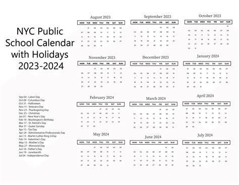 2025 Nyc School Calendar