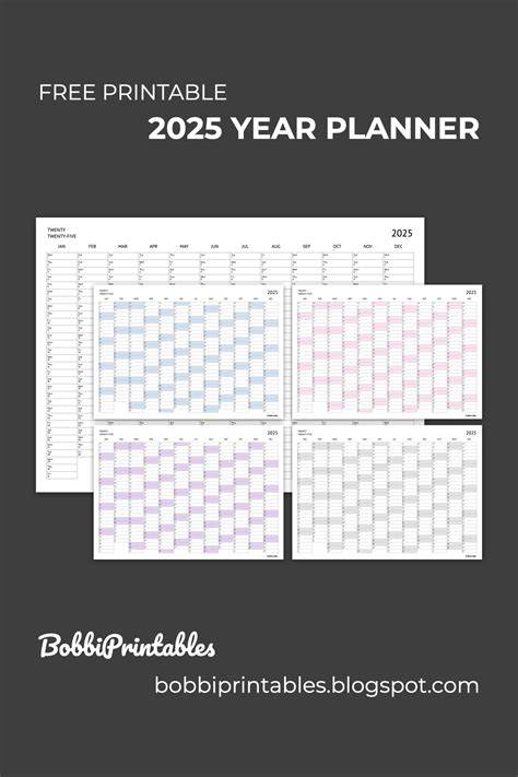 2025 Planner Printable