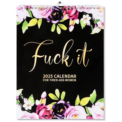 2025 Sweary Calendar