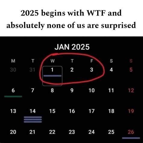 2025 Wtf Calendar