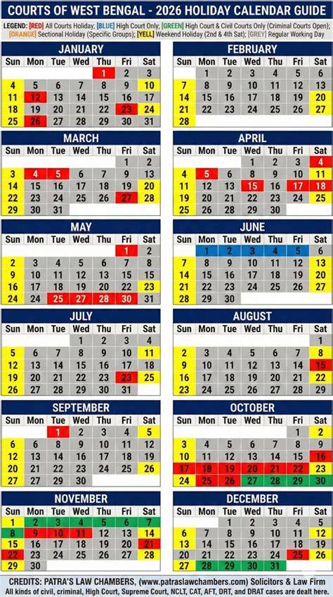 2nd District Court Calendar