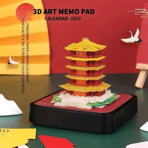 3d Calendar Pad