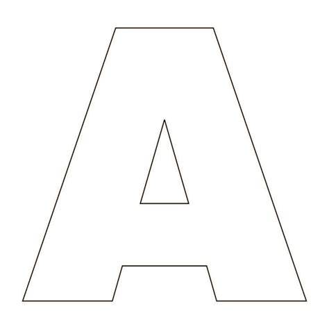 4 Inch Printable Letters