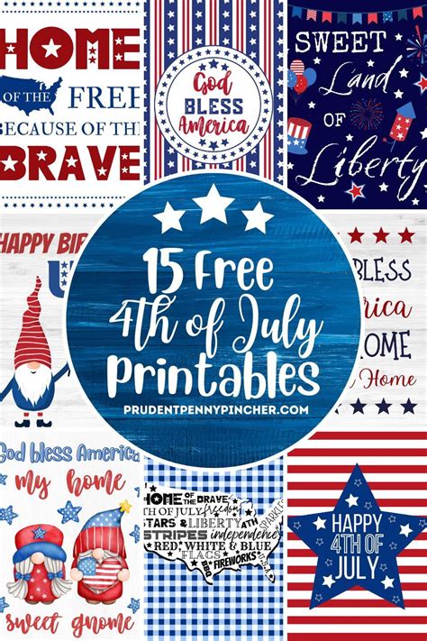 4th Of July Free Printables