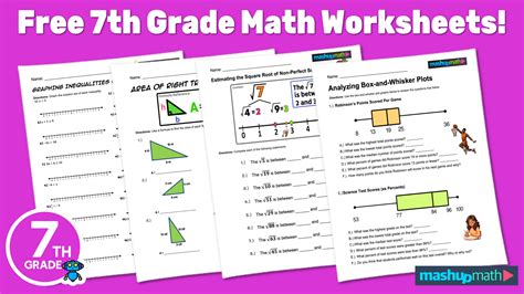 7th Grade Worksheets Free Printable