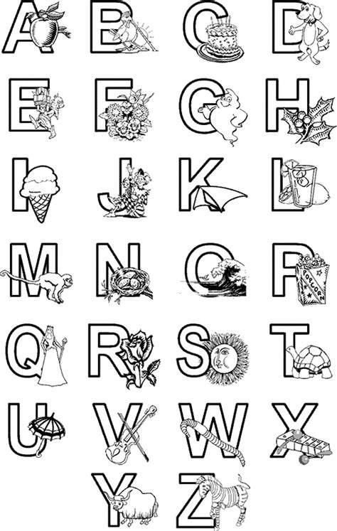 Abc Coloring Pages Printable