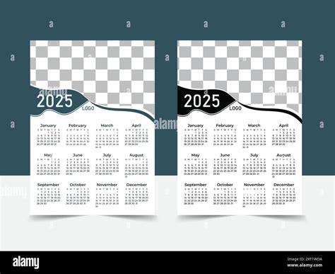 2025 calendar template