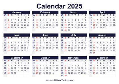 2025 calendar with week numbers