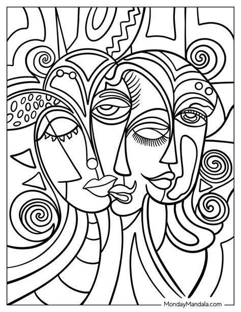 Abstract Art Printable Coloring Pages