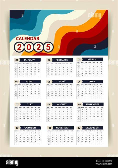 calendar 2025 design
