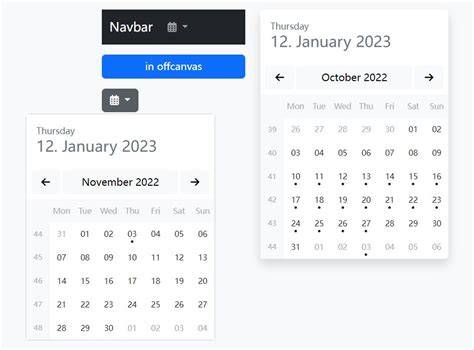 calendar picker bootstrap