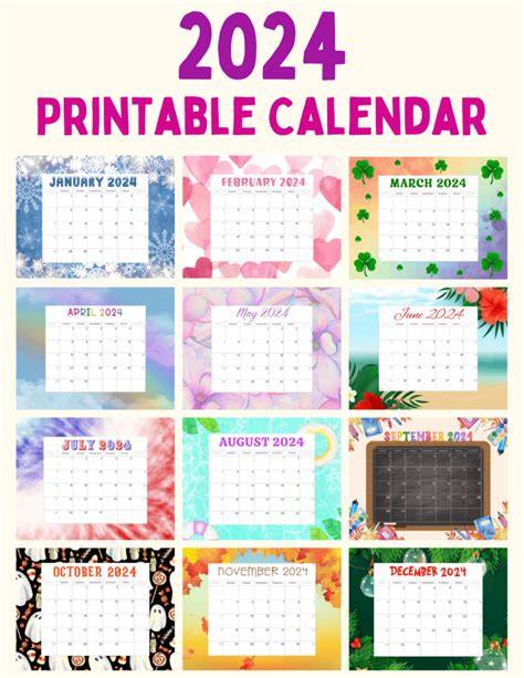 house calendar 2024