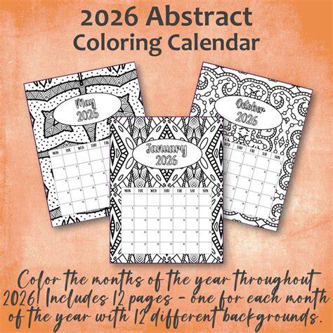monday mandala calendar 2025
