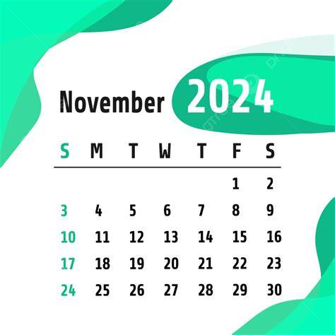 november calendar 2024