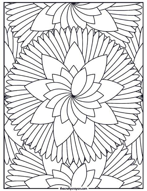 Abstract Stress Relief Coloring Pages For Adults