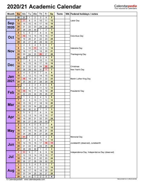 Academic Calendar Temple