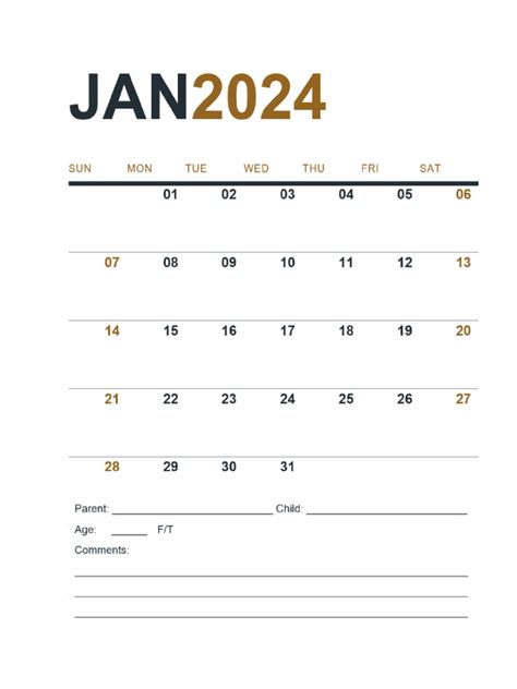 Acc Calendar 2024