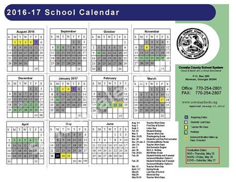 Achs School Calendar