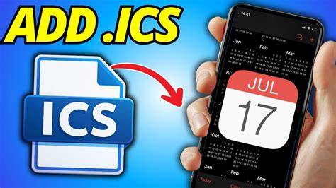 Add Ics To Iphone Calendar