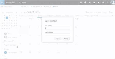 Adding A Shared Calendar To Outlook