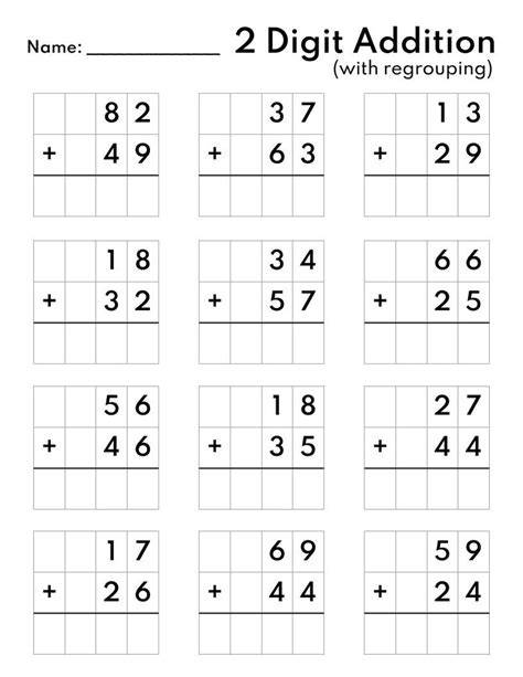 Addition Worksheet Printable