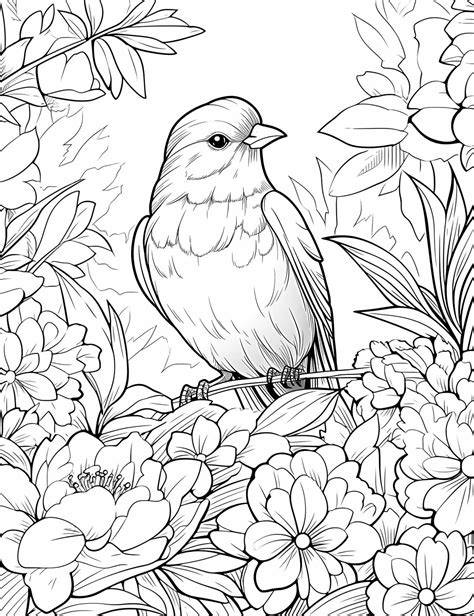 Adult Coloring Pages Birds