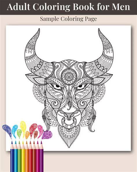 Adult Coloring Pages Men