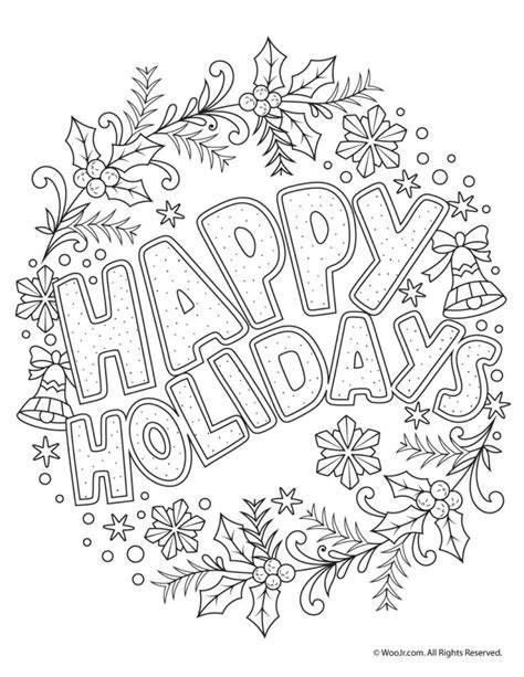 Adult Holiday Coloring Pages