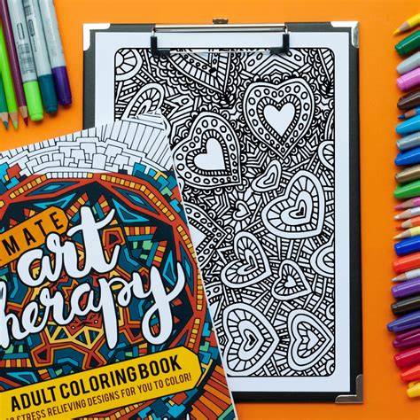 Adult Therapy Coloring Books