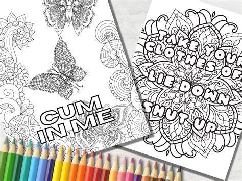 Adults Picture Dirty Coloring Book Pages