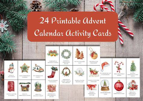 Advent Calendar Activity Cards