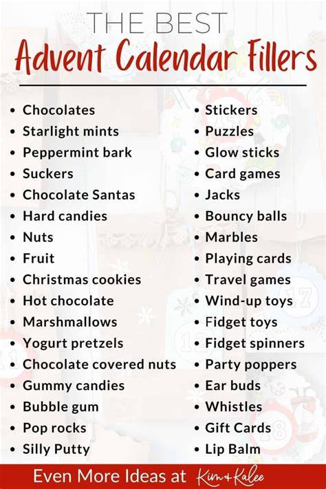 Advent Calendar Fillers