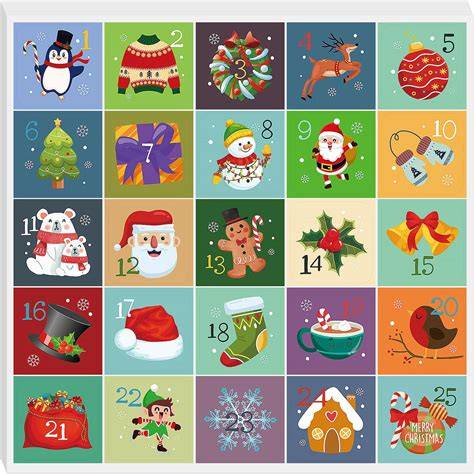 Advent Calendar Stickers