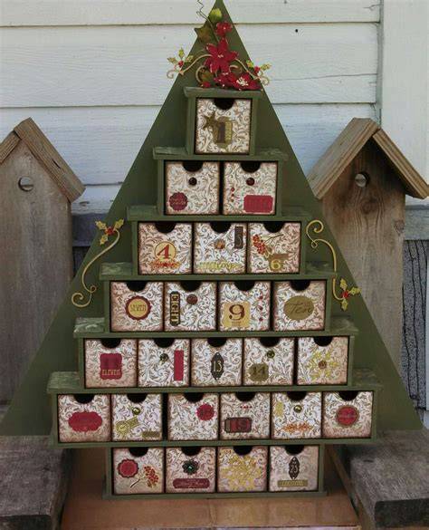 Advent Calendar Wooden Drawers