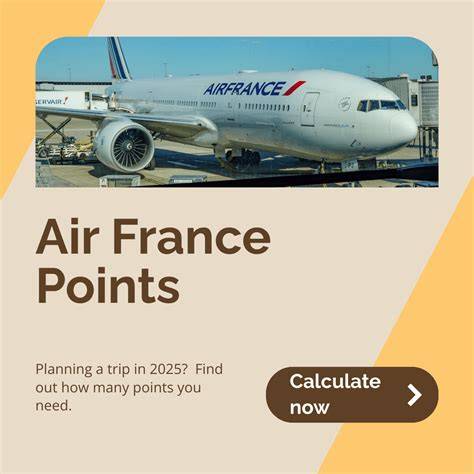 Air France Points Calendar