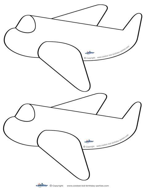Airplane Template Printable