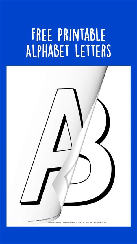 Alphabet Letters Printable Free