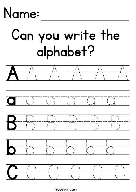 Alphabet Printable Sheets