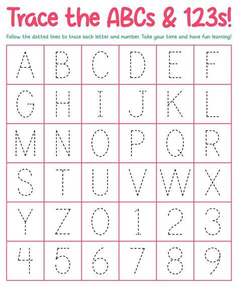 Alphabet Tracing Worksheets Printable