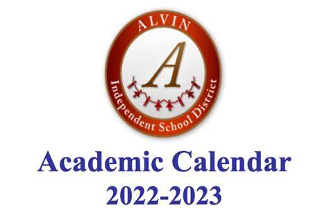 Alvin Isd Calendar 23 24