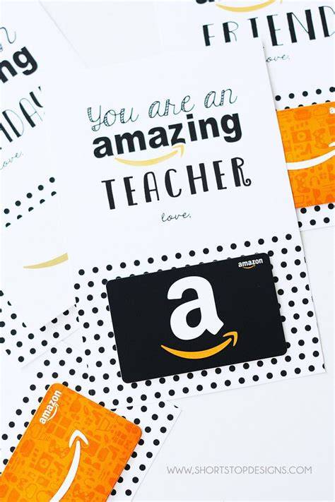 Amazon Teacher Gift Card Printable Free